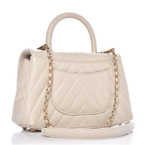 chanel beige caviar flap bag|CHANEL Caviar Lizard Chevron Quilted Mini Coco Handle Flap .